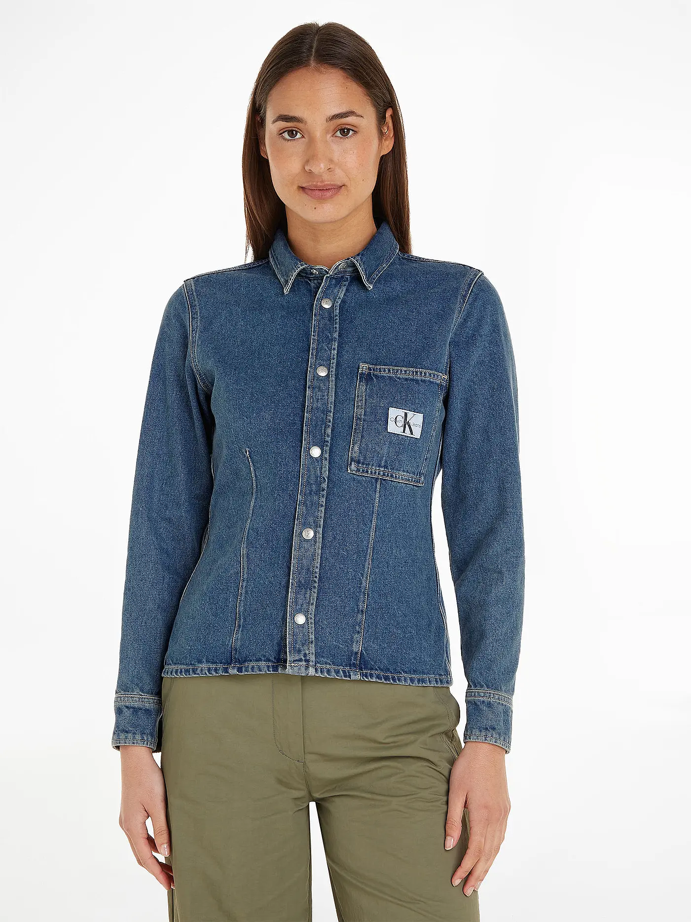 CALVIN KLEIN JEANS | Jeansbluse | 